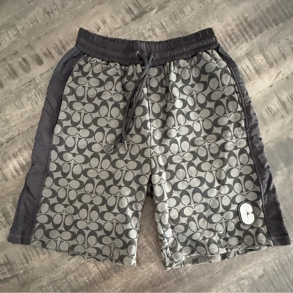 Coach Gray Patterned Lightweight Jacket/Used - image 5